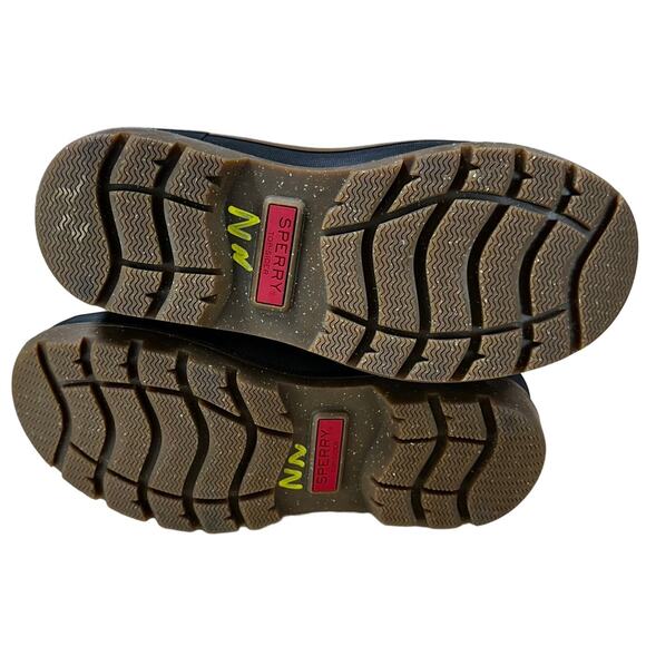 Sperry NWOB Ice Bay Black Tan Winter Duck Boots STS22567 Size 9 Waterproof - Picture 7 of 8